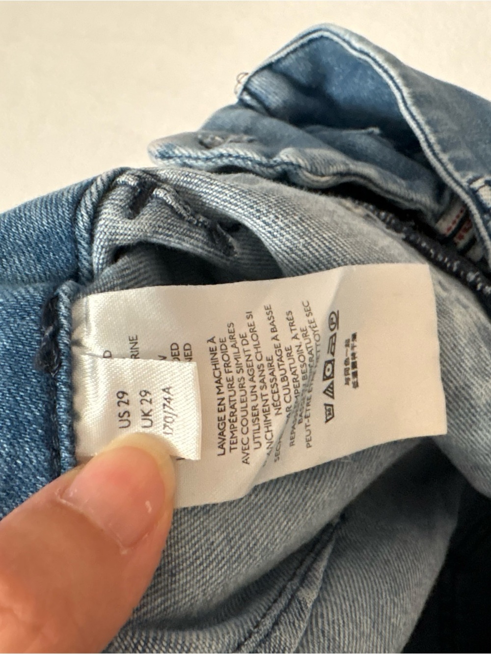 Antropologie Pilcro Light Blue Wide-Leg Denim Jeans size 29 - Picture 10 of 11